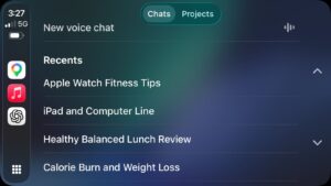 ChatGPT atkeliauja į Apple CarPlay: DI asistentas tavo automobilyje