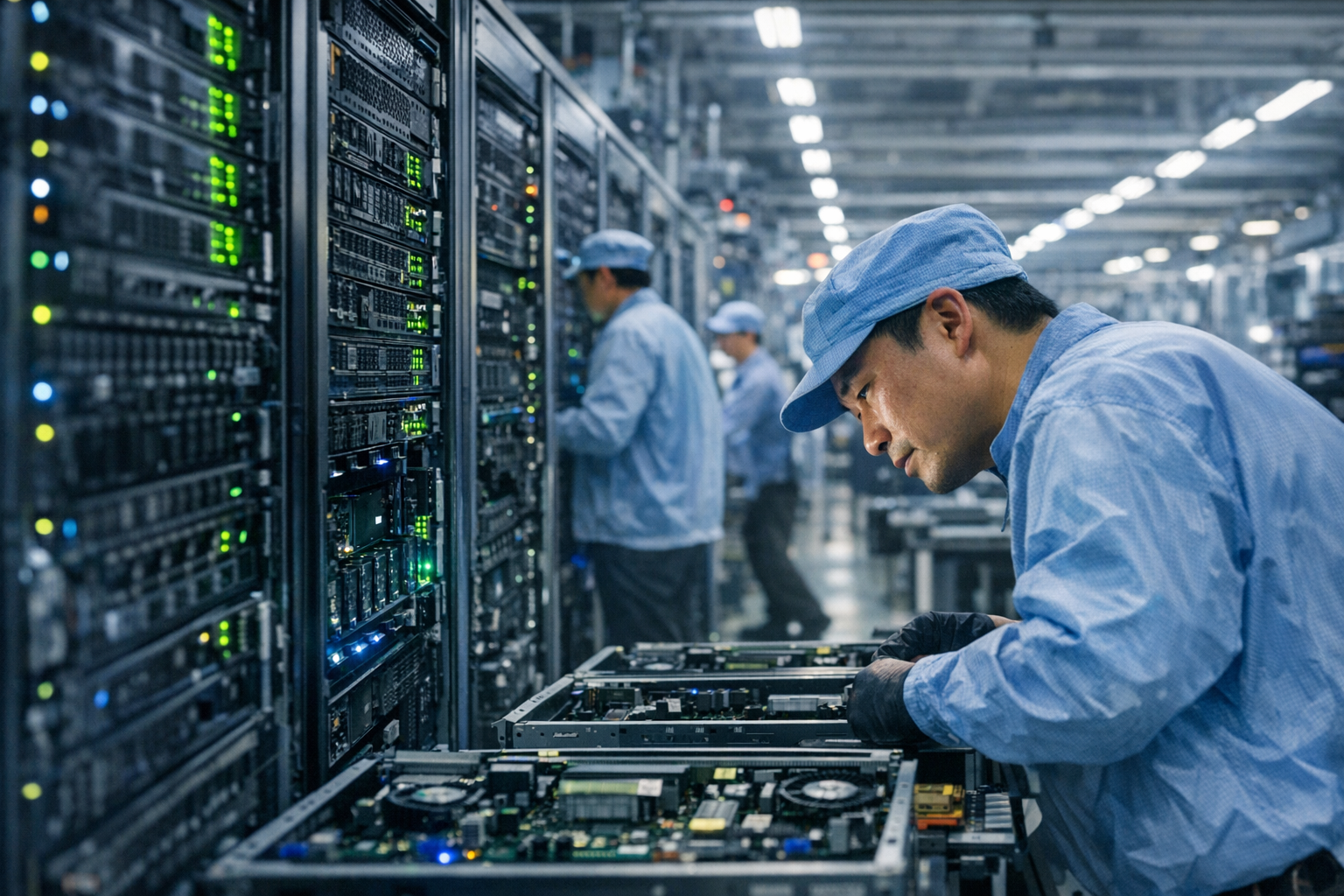 Foxconn pajamos šoko 30% per ketvirtį: DI serveriai tapo aukso kasykla