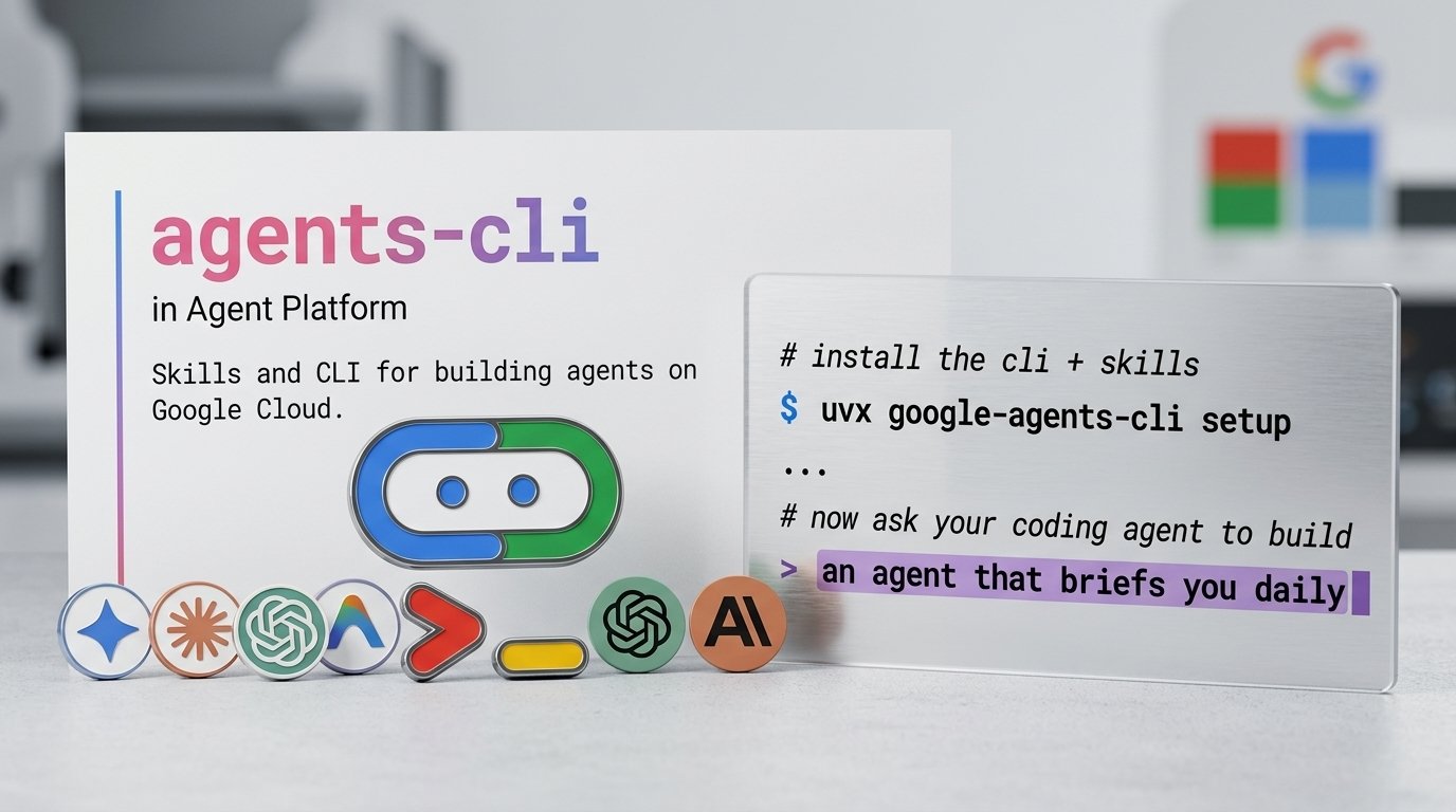 Google Agents CLI: agentui reikia ne magijos, o geros komandos