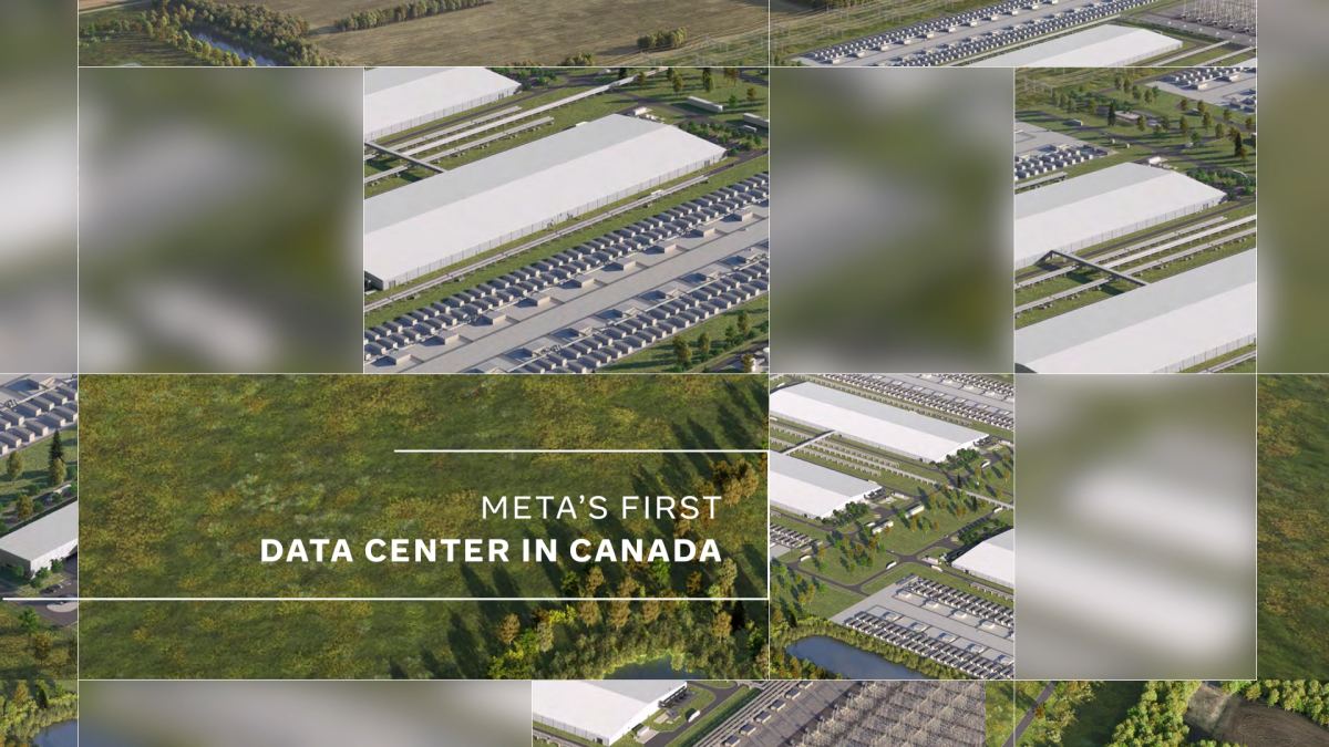 Meta 1 GW centras Kanadoje: DI nėra debesėlis, jam reikia žemės ir elektros