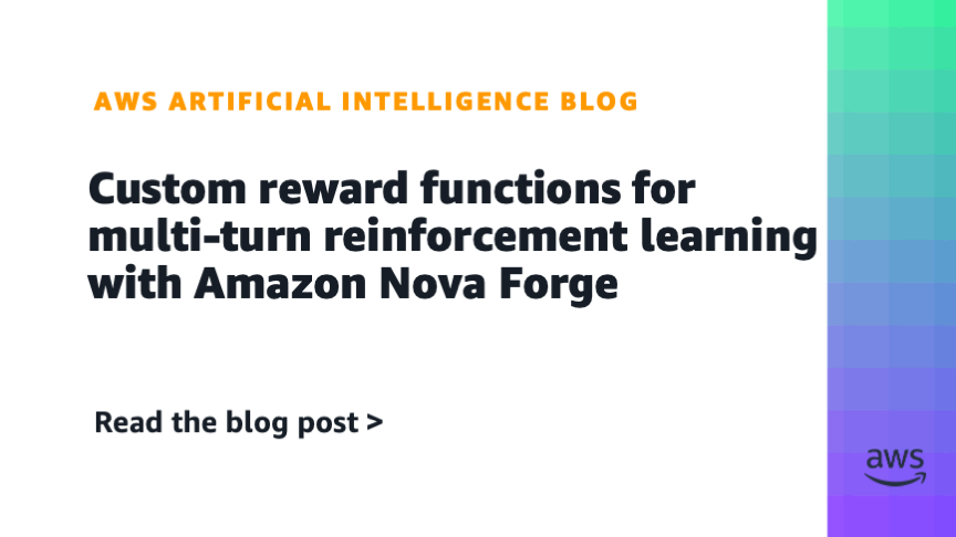 Amazon Nova Forge: DI mokymas gauna atlygio funkcijas