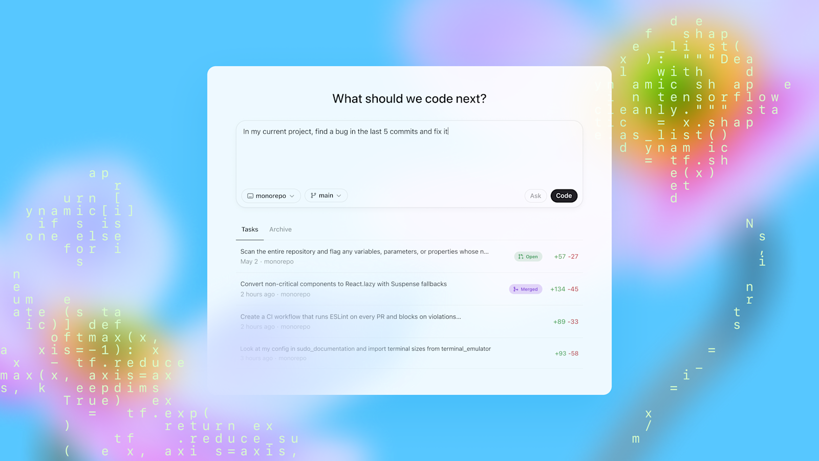 Asana ir Codex: penkerių metų testų darbas tilpo į dvi savaites