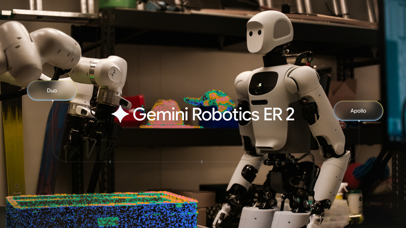 Gemini Robotics ER 2: robotai gauna daugiau proto