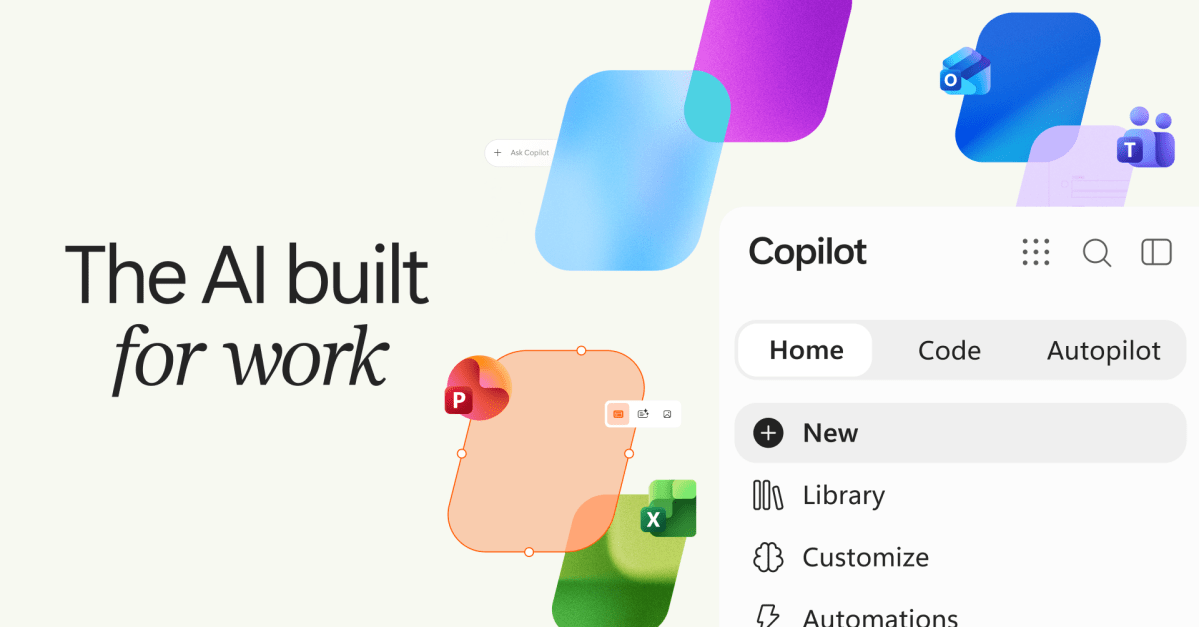 Microsoft Copilot superprogramėlė darbui su DI
