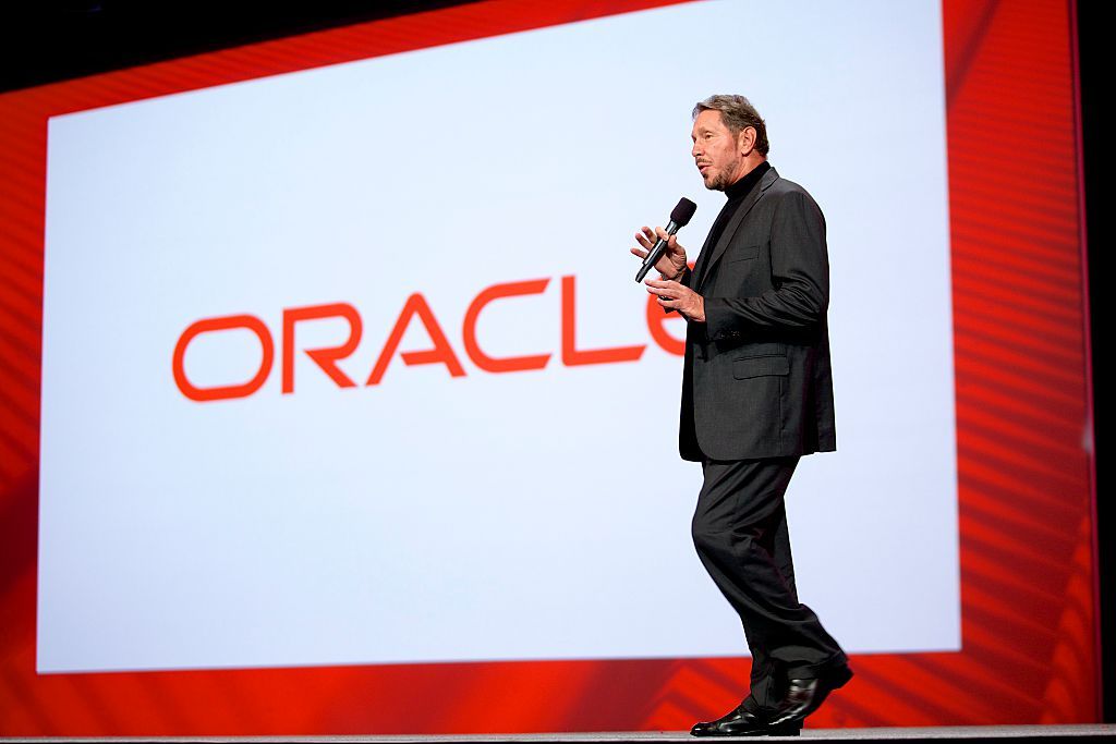 Larry Ellison Oracle renginyje kalba apie technologijų verslą