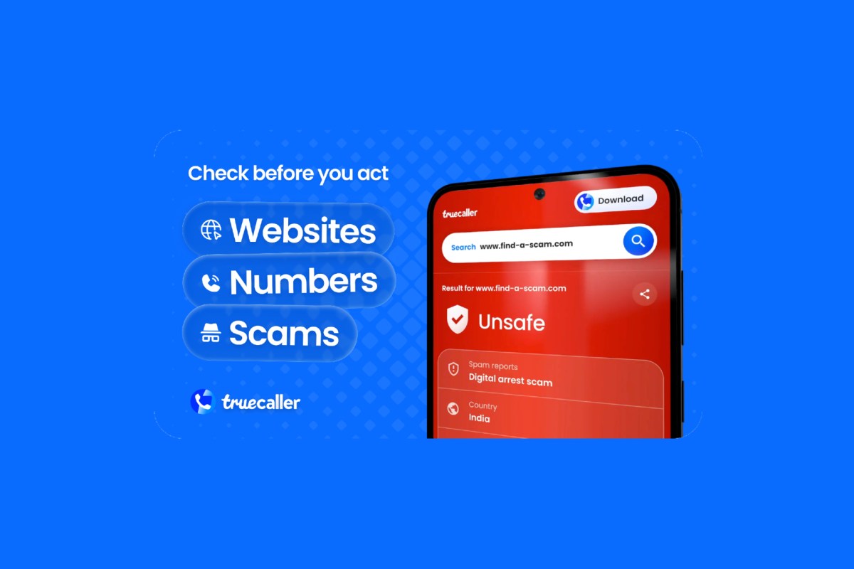 Truecaller sukčių atpažinimo įrankis internete