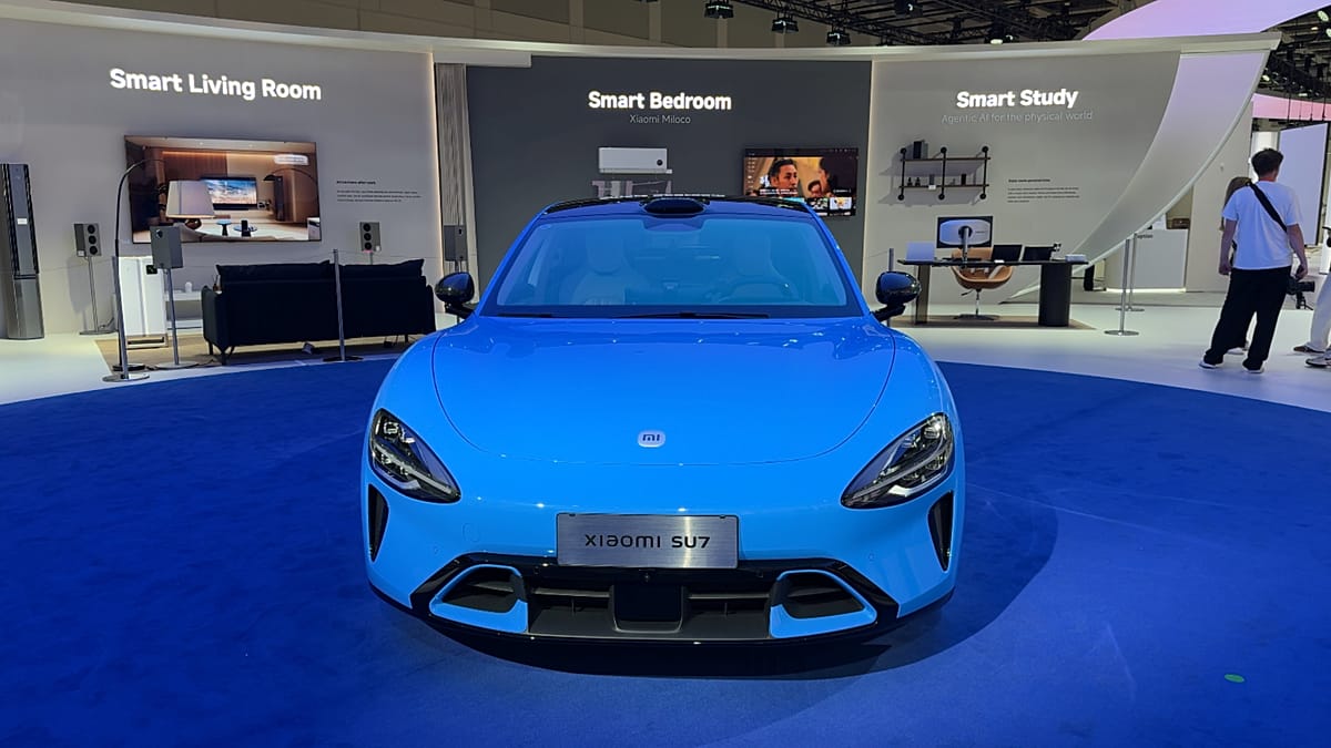 Xiaomi automobiliai Europoje IFA 2026 parodoje