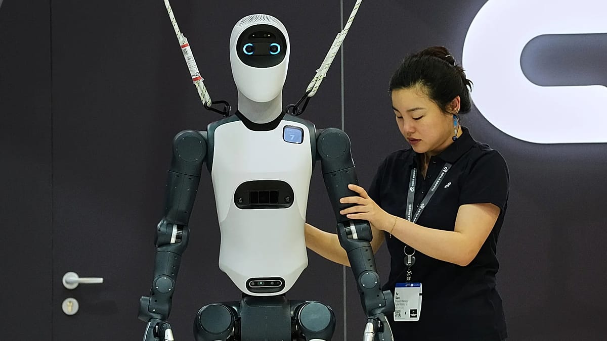 Humanoidiniai robotai ir Vokietijos pramonės dalys